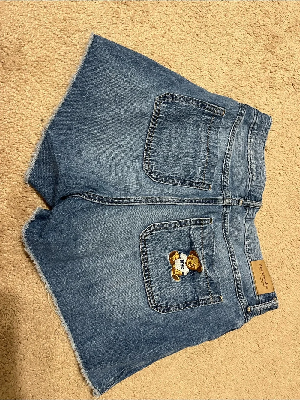 Girls Abercrombie Kids Bear Jean Shorts